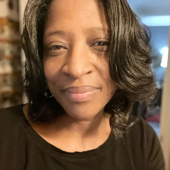 Vintage Handmade Black Crochet Shawl with Silver Highlights - Picture 14 of 16